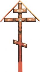 Крест-домик с иконой